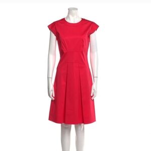 Kate Spade Primrose Pink A-Line Crew Neck Dress Sz 6